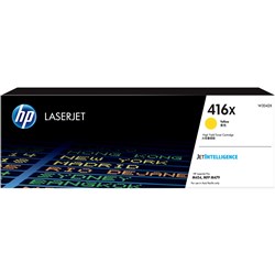 HP 416X TONER CARTRIDGE Yellow 6000 Pages