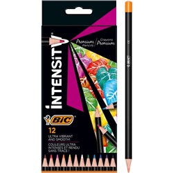 BIC Intensity Colouring Pencil Assorted Colours Pack of 12