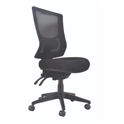 Buro Metro II 24/7 High Back Chair No Arms Nylon Base Seat Slide Mesh Back Black