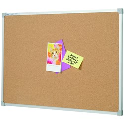 Quartet Penrite Corkboard 900mm x 600mm Aluminium Frame