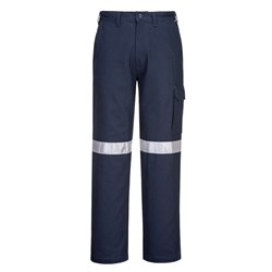 Portwest Cargo Pants With Tape Size 34 Regular Navy