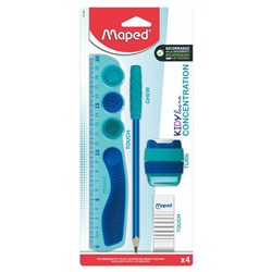 Maped Kidy Learn Concentration Stimulations Multi Sensory Kit Blue