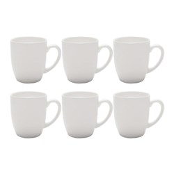 Connoisseur A-La-Carte Tulip Mug 350ml White Pack Of 6