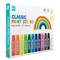 Educational Colours Paint Sticks Classroom Assorted Pack Of 96