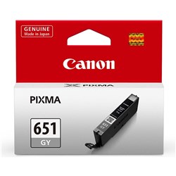 Canon Pixma CLI651GY Ink Cartridge Grey