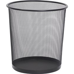 Compass Round Mesh Bin 11 Litres Black