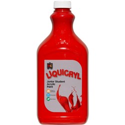 EC Liquicryl Paint 2 Litres Brilliant Red