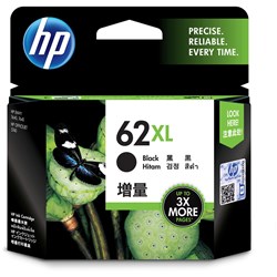 HP 62XL INK CARTRIDGE Black 600 Pages