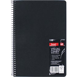 Jasart 602 Visual Diary A4 110gsm Single Wire 120 Page