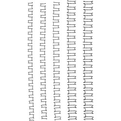 GBC Wire Binding Combs 11mm 21 Loop 85 Sheets Capacity Pack 100