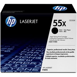 HP 55X LaserJet Toner Cartridge High Yield Black CE255X