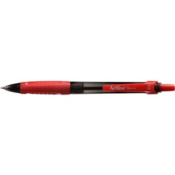 Artline 8410 Ballpoint Pen Retractable Grip Medium 1mm Red