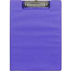 Marbig PVC Clipfolder A4 Summer Colour Purple