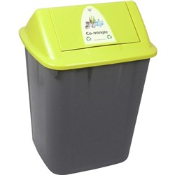 Italplast Waste Separation Bin 32 Litres Co-Mingle Yellow