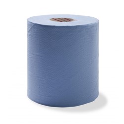 DURO CENTREFEED BLUE TOWEL 300m x 21cm Pack 6