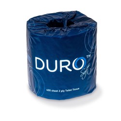 DURO SOFT TOILET ROLLS 2 PLY 400 Sheets Carton 48