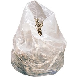 BIN LINERS 36L WHITE Roll 50